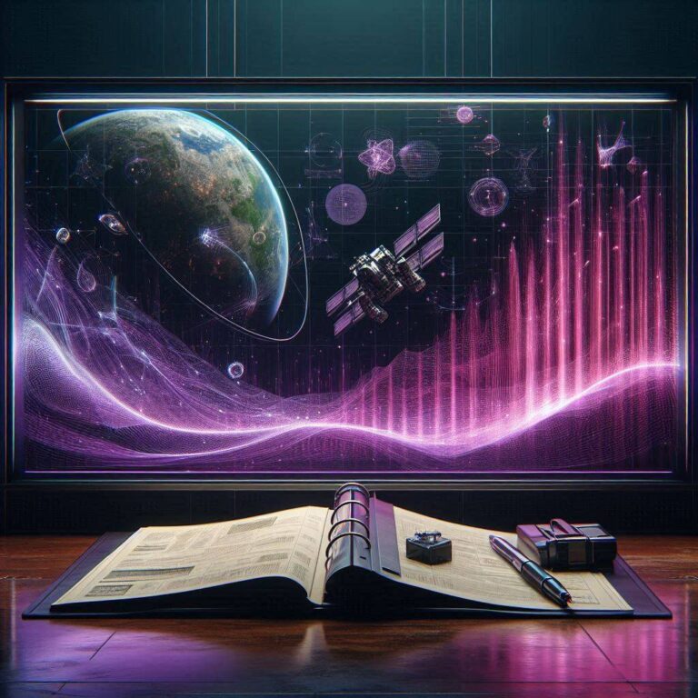 A ghost-unified tactical image showing orbital weapon schematics and subterranean base grids unified by a glowing violet thread.