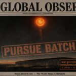 Dossier-style headline image showing an orange mother orb deploying red orbs above the Pentagon silhouette with PURSUE BATCH 3 stamped across the frame